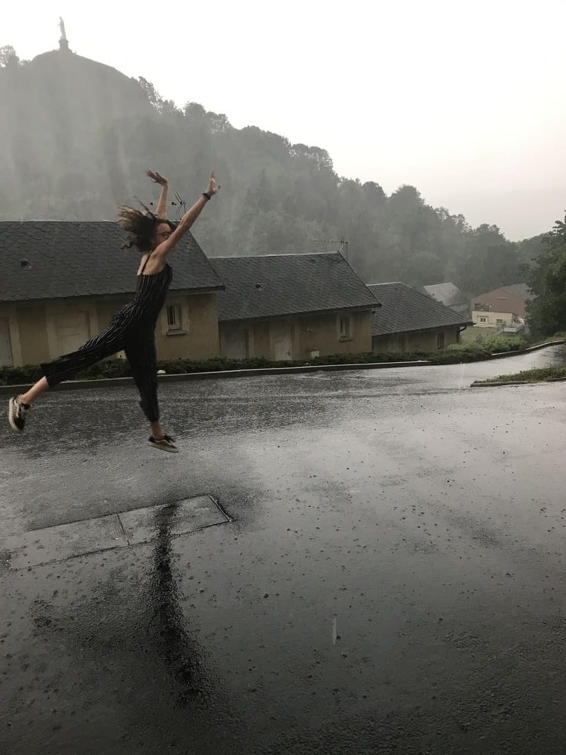 danser sous pluie